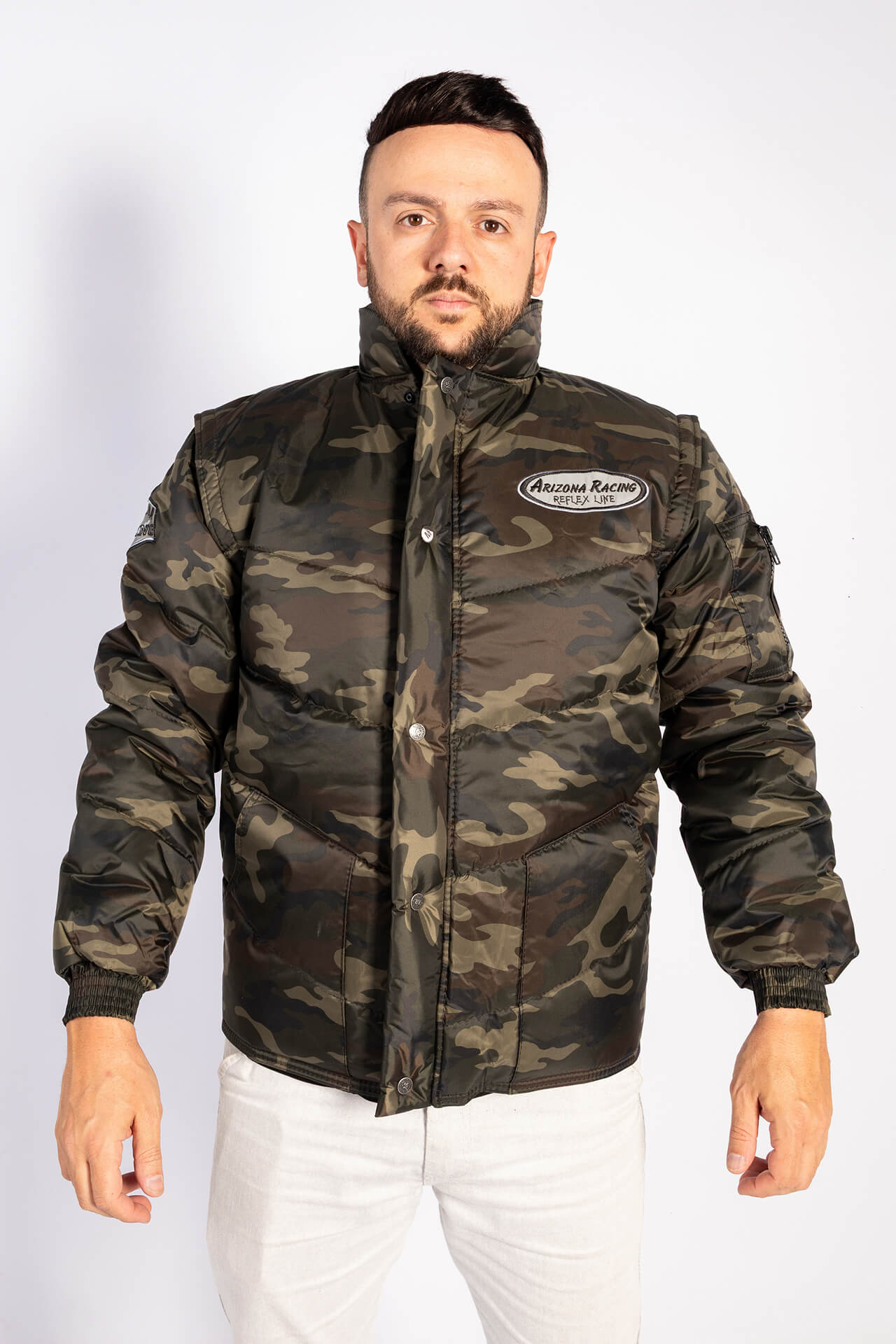 Jaqueta Arizona GP Refletiva e Emborrachada Camuflada
